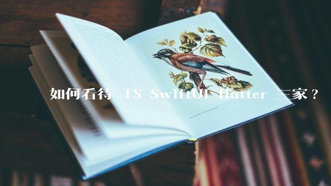 如何看待 TS SwiftUI flutter 三家?