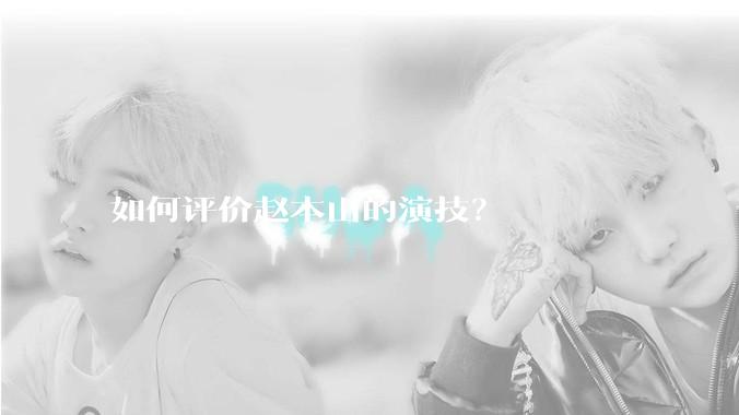 如何评价赵本山的演技？